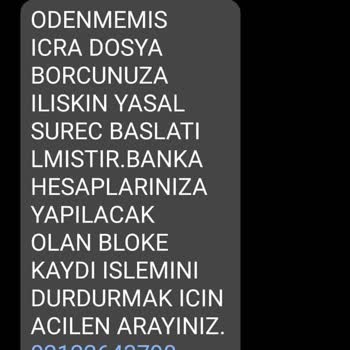 Vodafone Adına Yanıltıcı Borç Bildirimleri