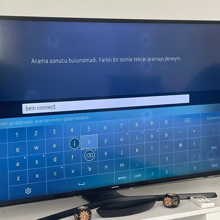 Samsung Smart TV'de Bein Connect Sorunu