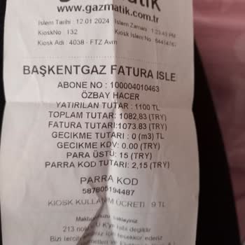 Gazmatik'te Kesinti Ve Para İadesi Sorunu