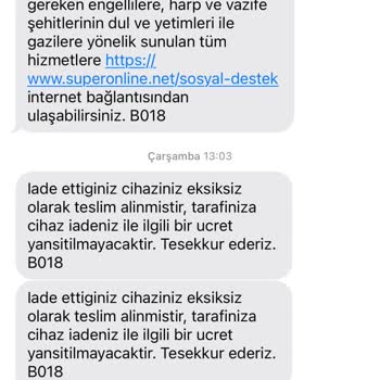 Yanıltıcı Ücret Talebi: İade Edilen Cihazlar Hakkında Sorun