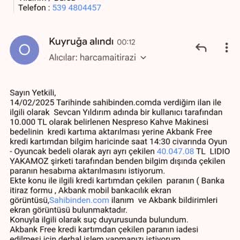 Yanlış İşlem Mağduriyeti Ve İade Beklentisi