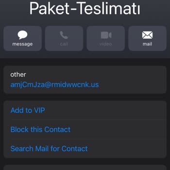 Sahte Kargo Mailleriyle Güvenlik Tehdidi