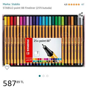 Stabilo Jahreswettbewerb enttäuschender Preiswert und unachtsame Verpackung.