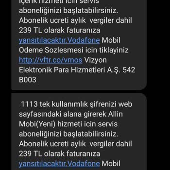 Hizmet Alınmadan Kesilen Üyelik Ücretleri