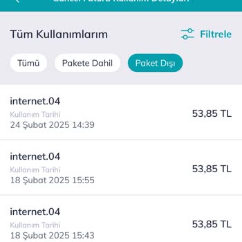 Türk Telekom'da Beklenmedik Veri Tüketimi Ve Ek Ücret Sorunu
