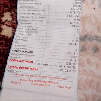 Gazdaş Gaziantep Bölgesi Haksız Gelen Yüksek Fatura