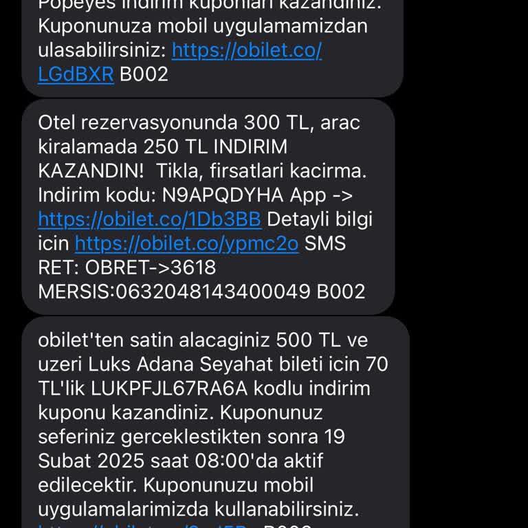 Obilet'te Gidiş-Dönüş Seçeneği Eksikliği