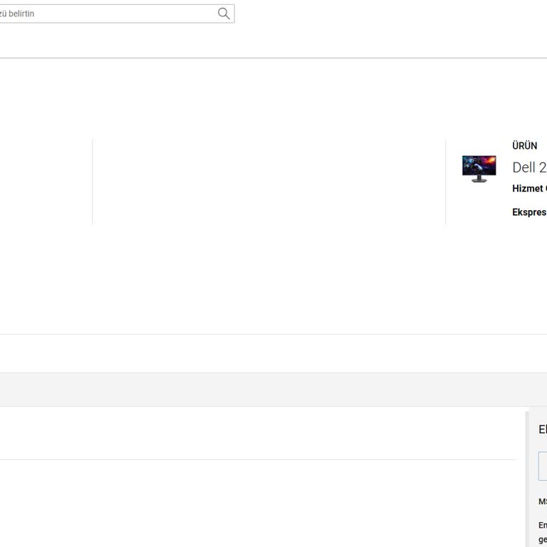 Bozuk Monitör İçin Çözüm Bekleyen Müşteri
