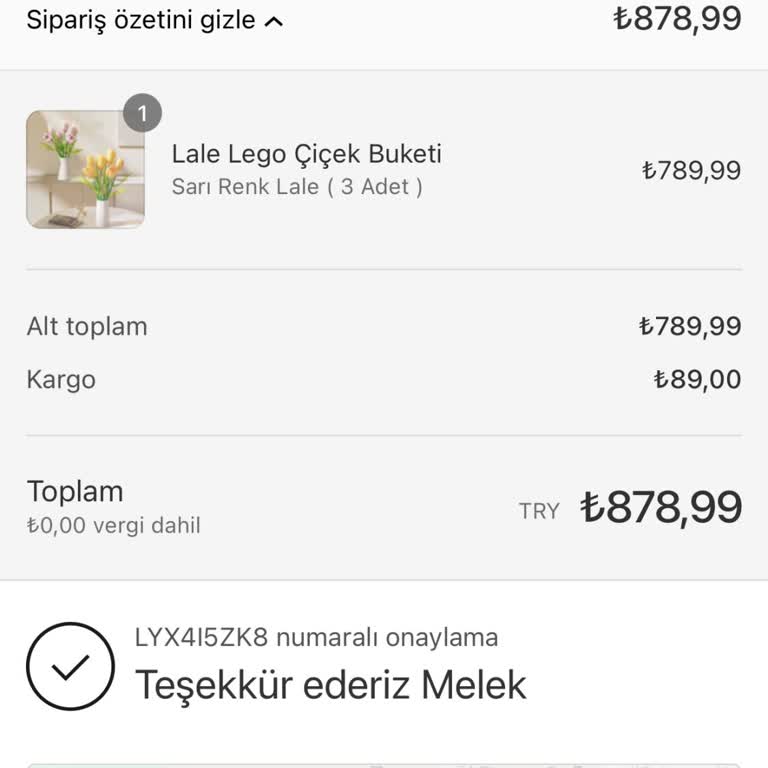 10 Gündür Cevap Yok: Lego Çiçek Buketi Mağduriyeti