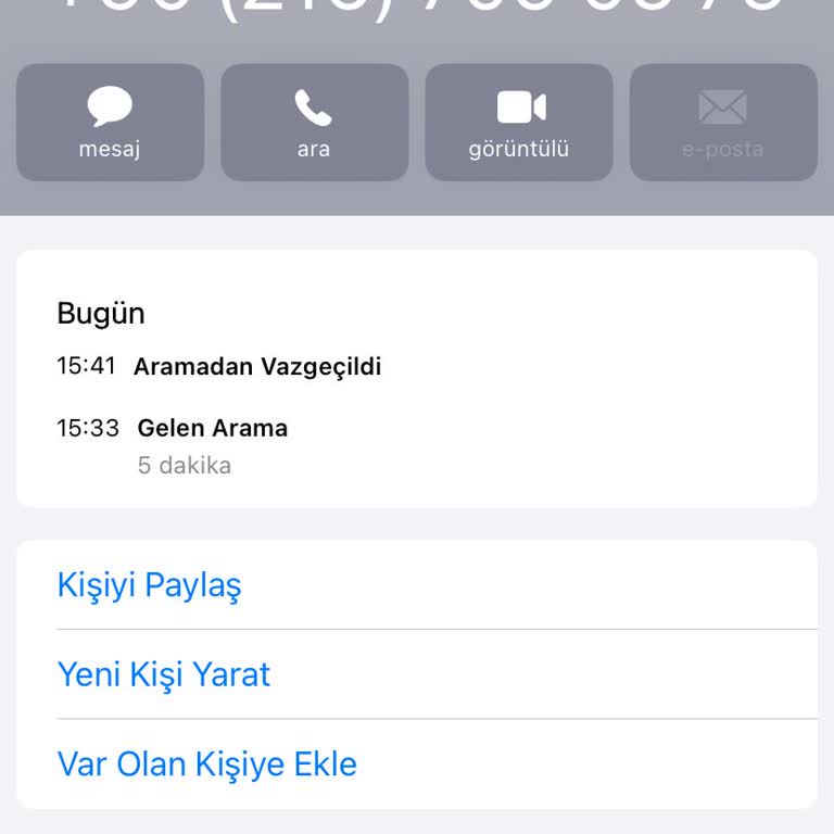 Bilinmeyen Numara İle Şüpheli Anket Araması