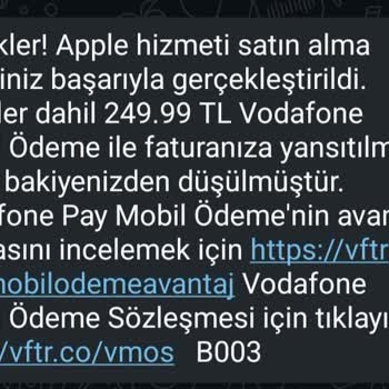 Mobil Ödeme Sorunu: Vodafone Ve Apple Arasında Kalan Müşteri