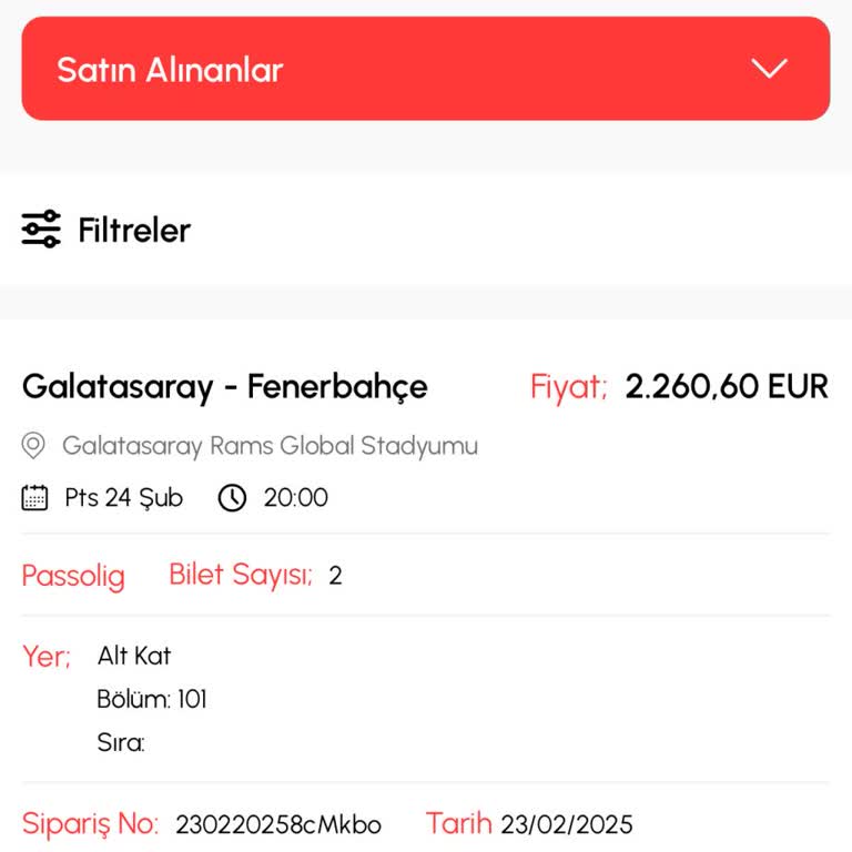 Bilet Transferi Sorunu: Maça Saatler Kala Çözüm Bekliyorum