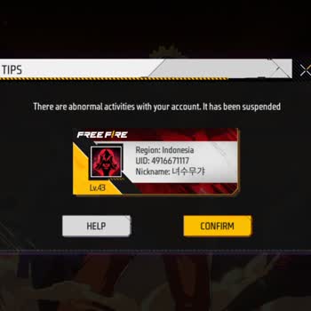 Free Fire Max, cuenta bloqueada injustamente, solicito restauración