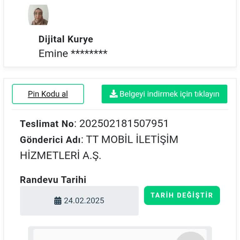 Dijital Kurye Teslimat Sorunu Nedeniyle Numara Taşıma Mağduriyeti