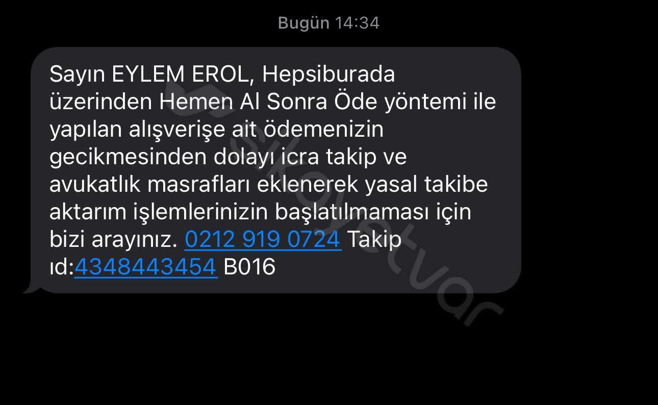 HepsiPay Yanlış Gecikme Bildirimi Ve İletişimsizlik Sorunu
