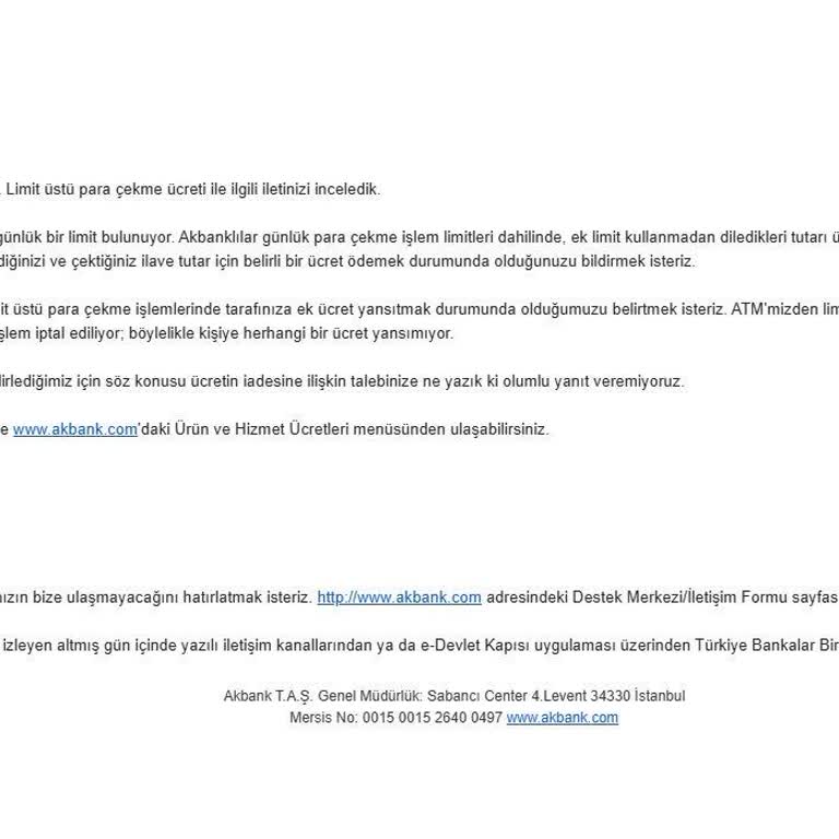 ATM'den Haksız Kesinti: Limit Üstü Para Çekme Ücreti Mağduriyeti