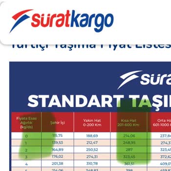 Sürat Kargo 50 Gram Ürün İçin 492 TL!