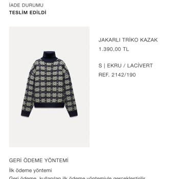 Yanlış Ürün Ve Geciken Para İadesi