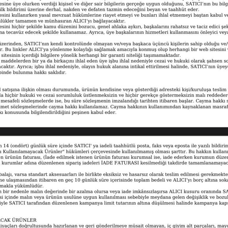 Biezy Butik İade Hakkı Engellenen Müşteri Şikayeti