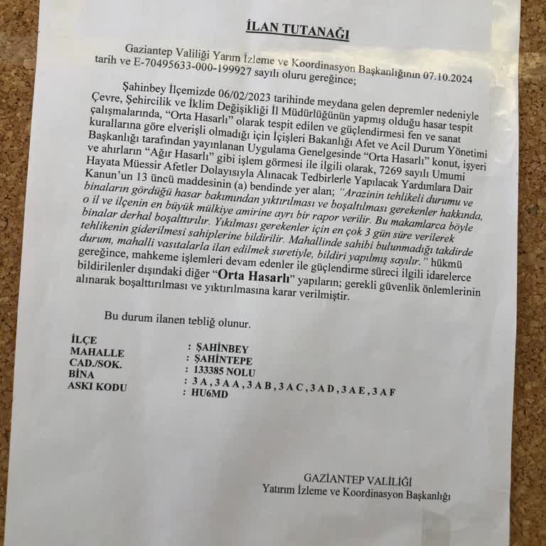 Deprem Mağduriyetine Ek Ceza Şoku