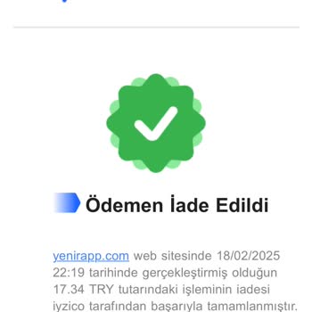 Yenir Eksik Ürün İadesi ve Yanıltıcı Para İadesi Sorunu