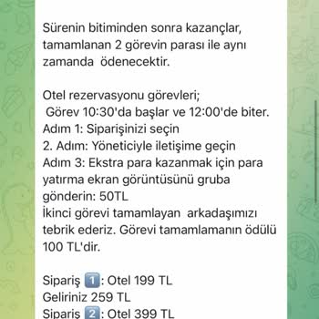 Telegram Üzerinden Yanıltıcı Görev Teklifleri Ve Güvenlik Endişesi