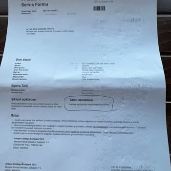 Garanti Kapsamı Dışında Kalan Batarya Sorunu