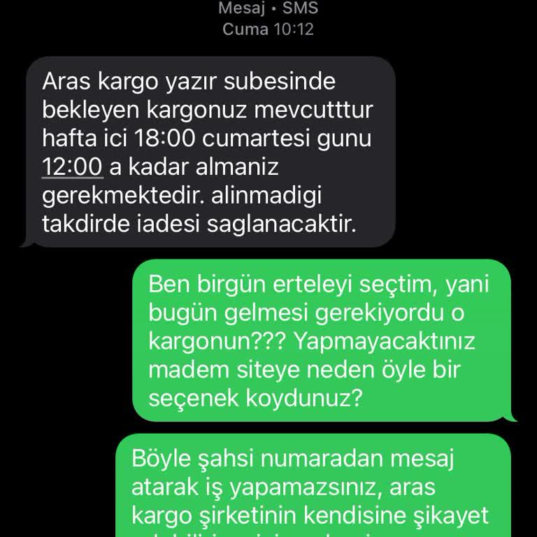 Aras Kargo'da Dağıtım Sorunu Ve İletişim Eksikliği