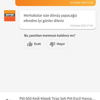 Serviste Kaybolan Tıraş Makinesi