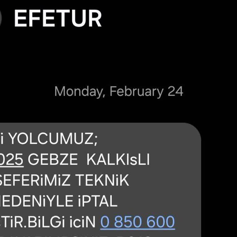 İptal Edilen Biletle Mağduriyet
