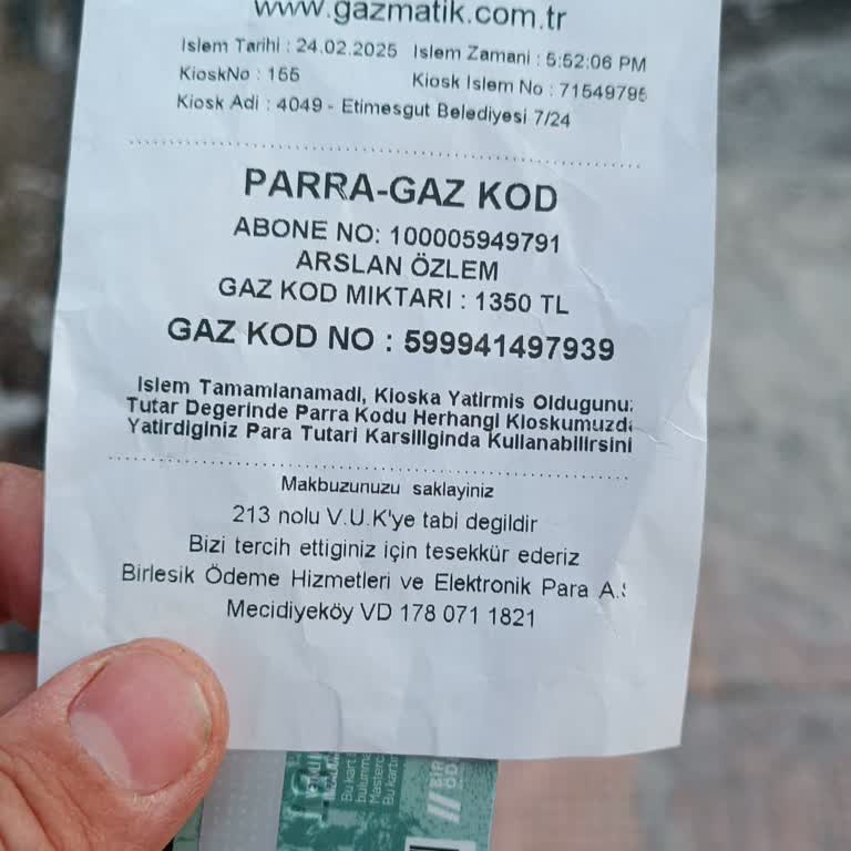 Gazmatik Paramı Yuttu: Acil Yardım Bekliyorum!