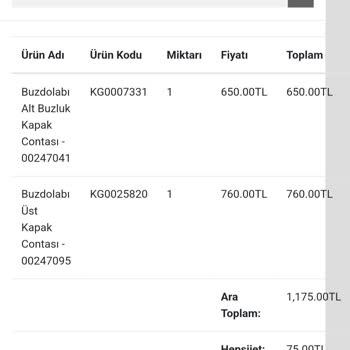 Uygun Parça Siparişimde Eksik İade Ve Uyum Sorunu