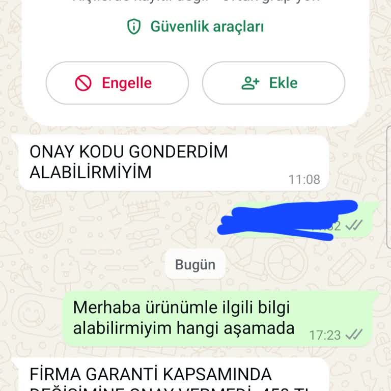Ürün Kalitesi Ve Servis Hizmetleri Hayal Kırıklığı