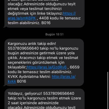 Aras Kargo Begonya Şubesi Kargolarımı Teslim Etmiyor