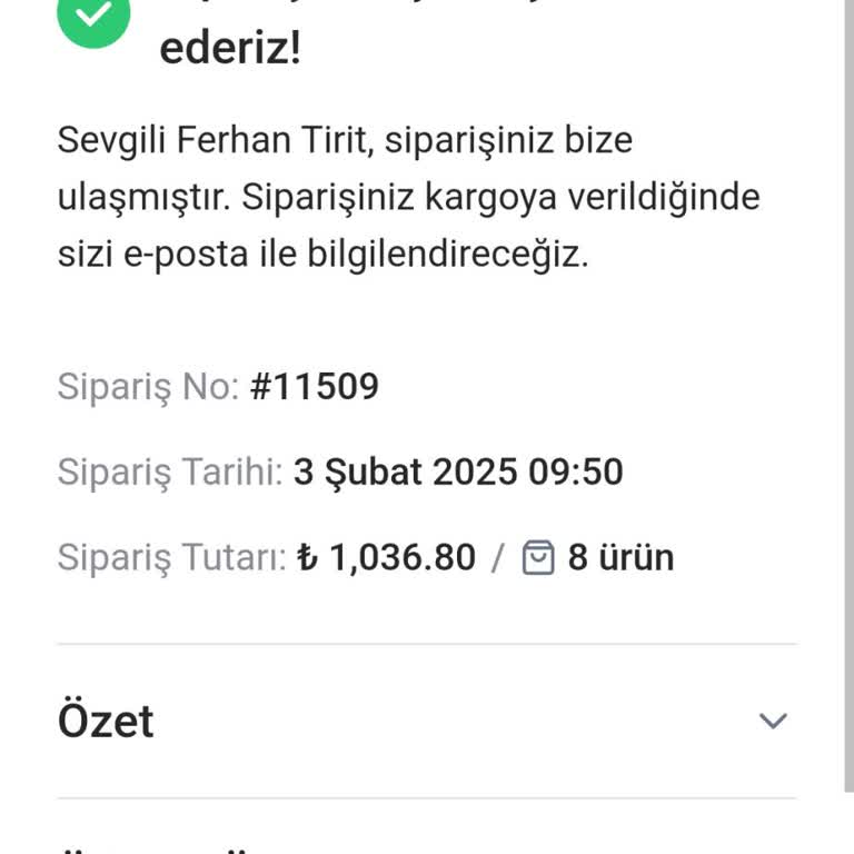 Kokopatik'ten Alınan Ürünlerin Teslim Edilmemesi Ve İade Sorunu