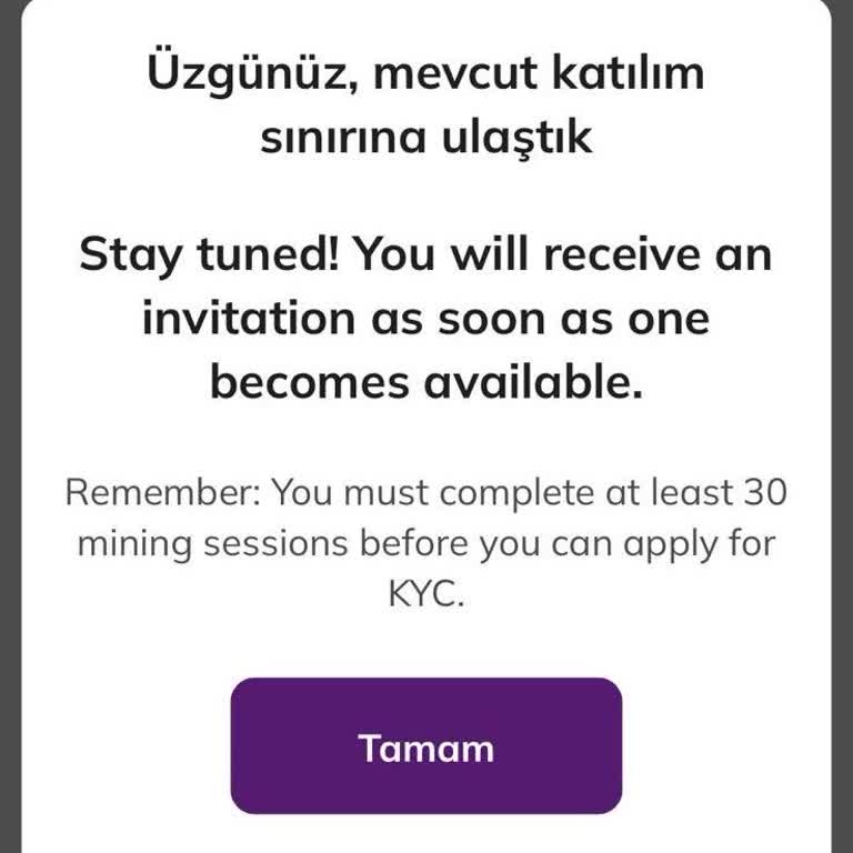 Pi Network Kyc Uyarısı Sorunu Ne Zaman Çözülecek!