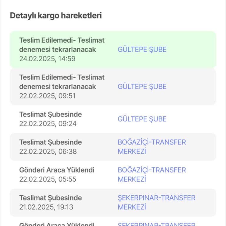 Yurtiçi Kargo Tüm Gün Evdeydim Kimse Gelmedi Telefonla Aramadılar!
