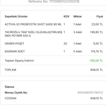 Migros Sanal Market İndirim Yanıltmacası Ve Yanlış Provizyon Çekimi