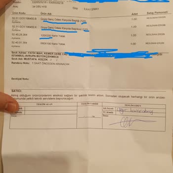 Yanlış Ölçüler Ve İlgisiz Hizmet: Beylikdüzü Ergül Mobilya