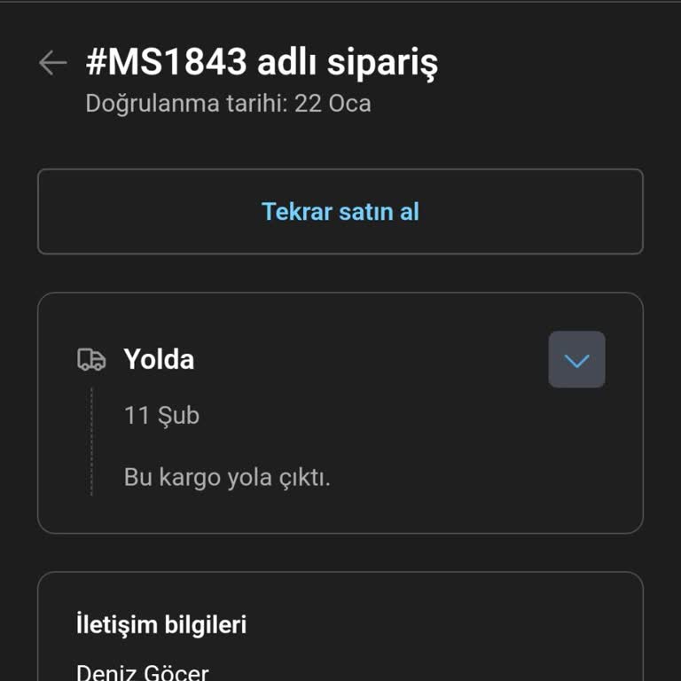 Kargoya Verilen Ürün Hala Ulaşmadı, İletişim Yok