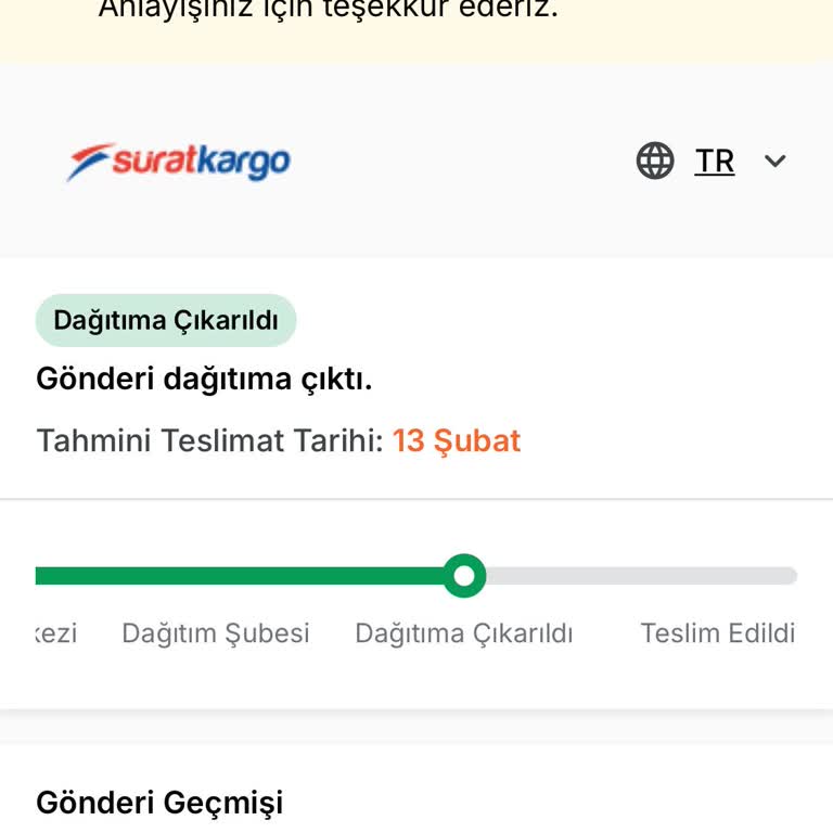 Kargomun Yarısı Nerede?