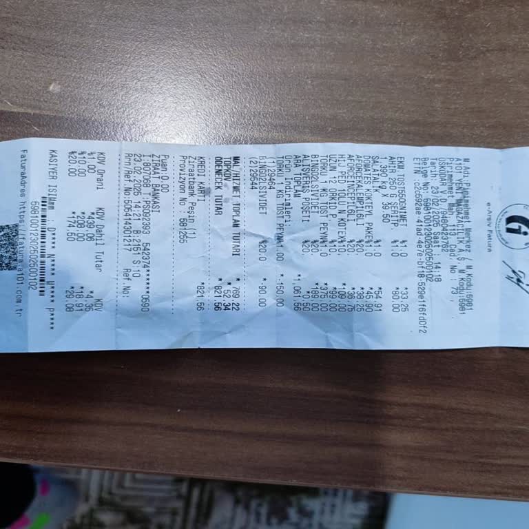 A101 Mağazasında Yanlış Ürün Faturası