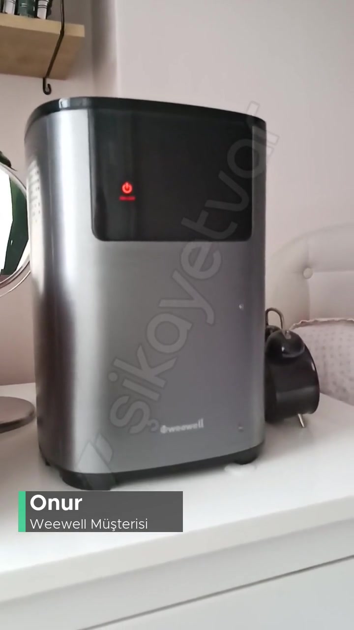 Weewell İyonizerli Buhar Makinesi Ekrandan Su Kaçırıyor! videonun kapak resmi