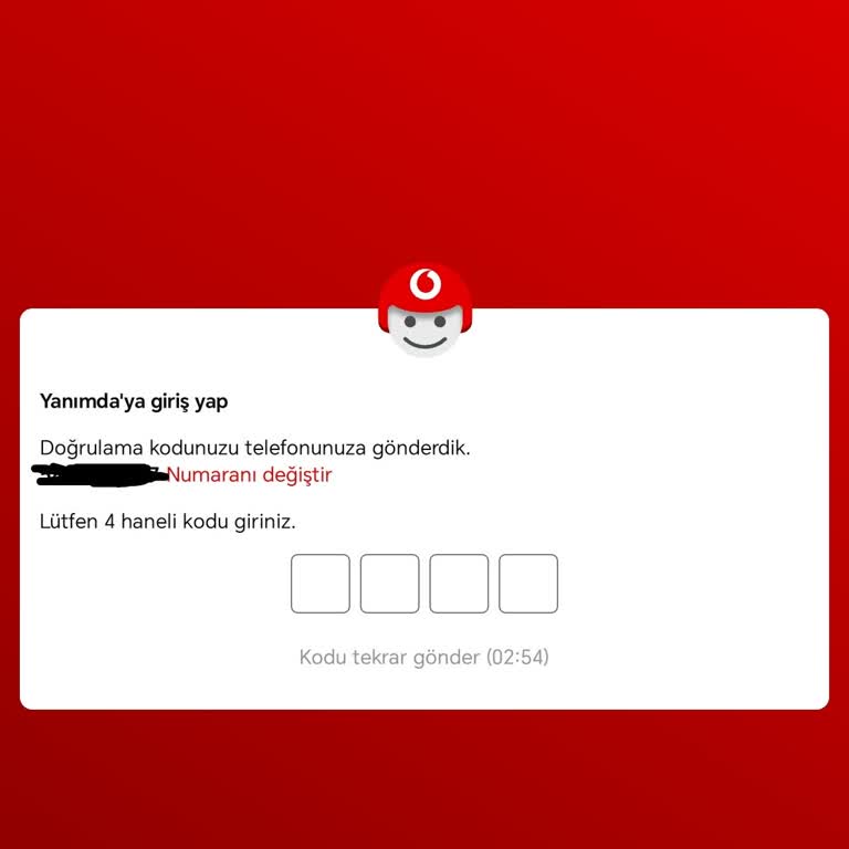 Telefon Uygulaması İçin Doğrulama Kodu Sorunu
