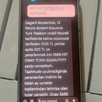 Türk Telekom'da Taahhüt Ve Müşteri Hizmetleri Sorunu