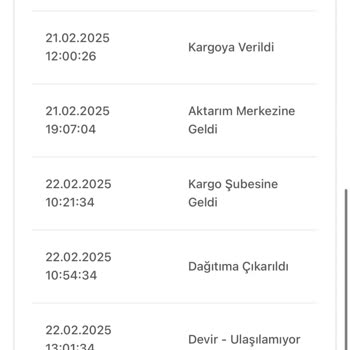 Kargo Teslimatında Ciddiyetsizlik Ve Yanıltıcı Bilgilendirme