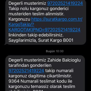 Teslim Edilmeyen Kargo Ve Acil Yanıt Beklentisi