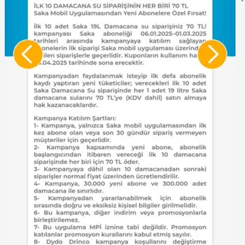 Saka Su Kampanya Sorunu: Beklenen İndirimden Yararlanamama