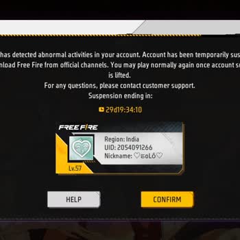 Garena Free Fire! Please Stop Unfairly Suspending IDs and Give Mine Back!