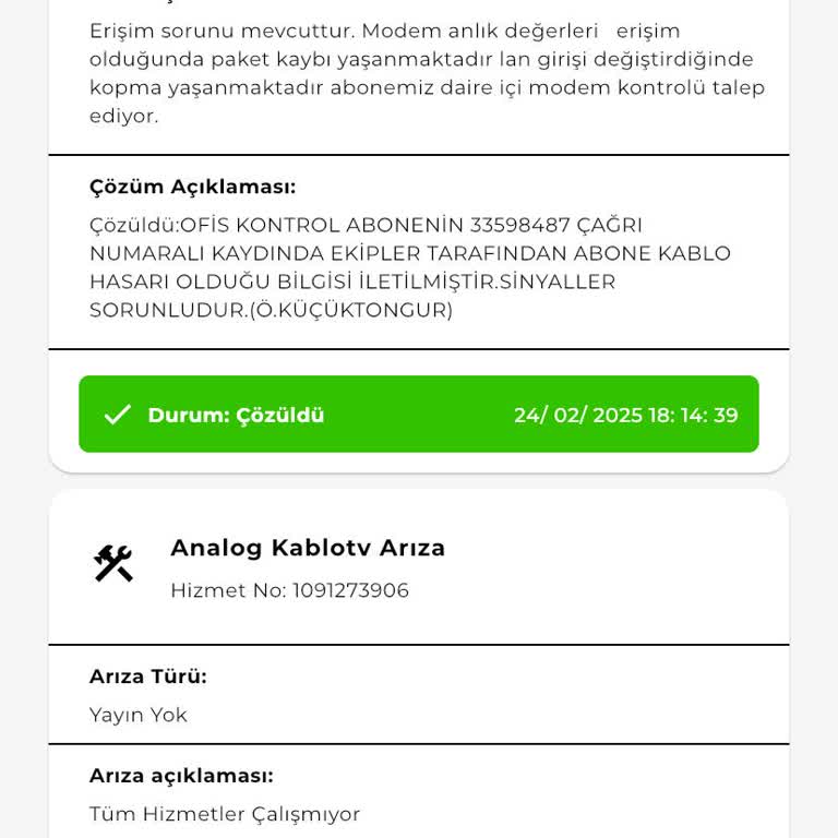 İnternet Hizmeti Çilesi: Arıza Kaydı Sorunları
